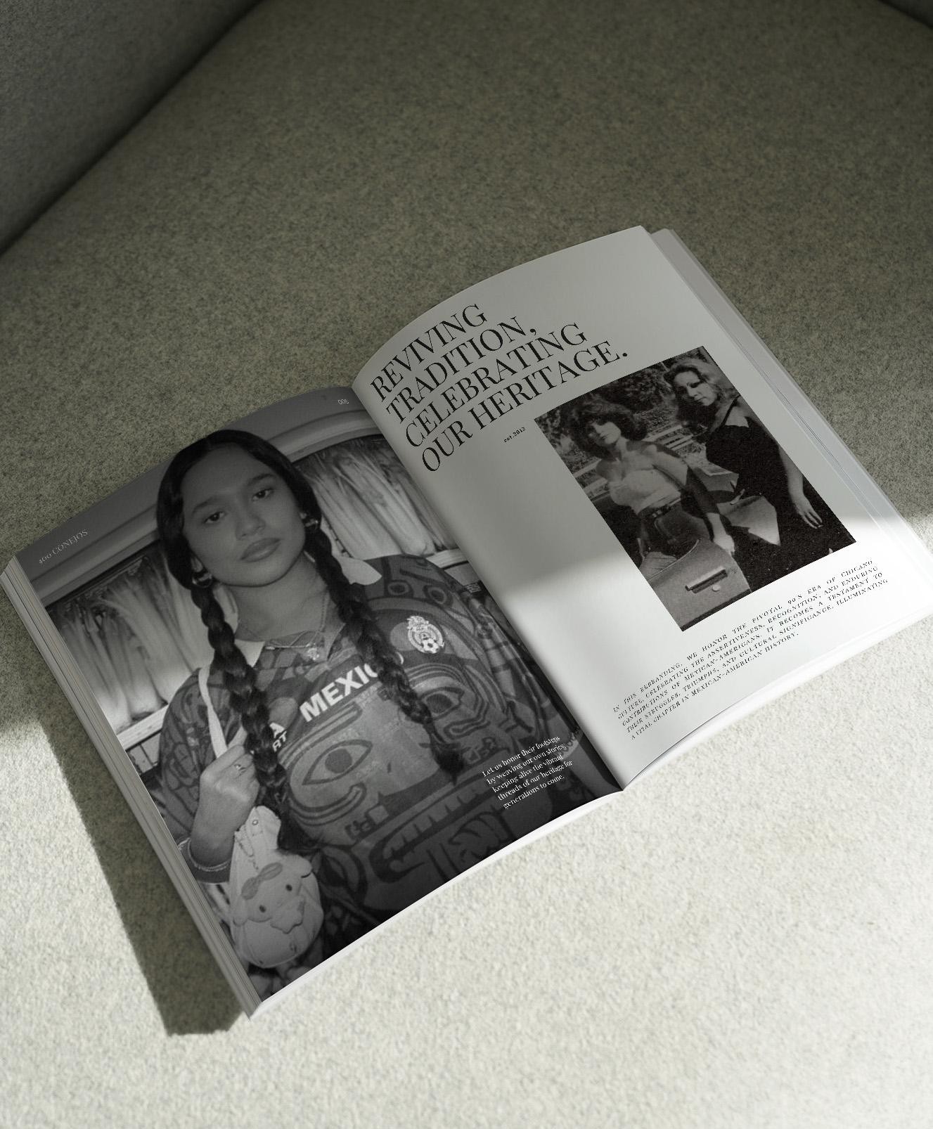 Graphic depicting UI-styled buttons with different categories of interior design items on top of an image of a modern interior living room.